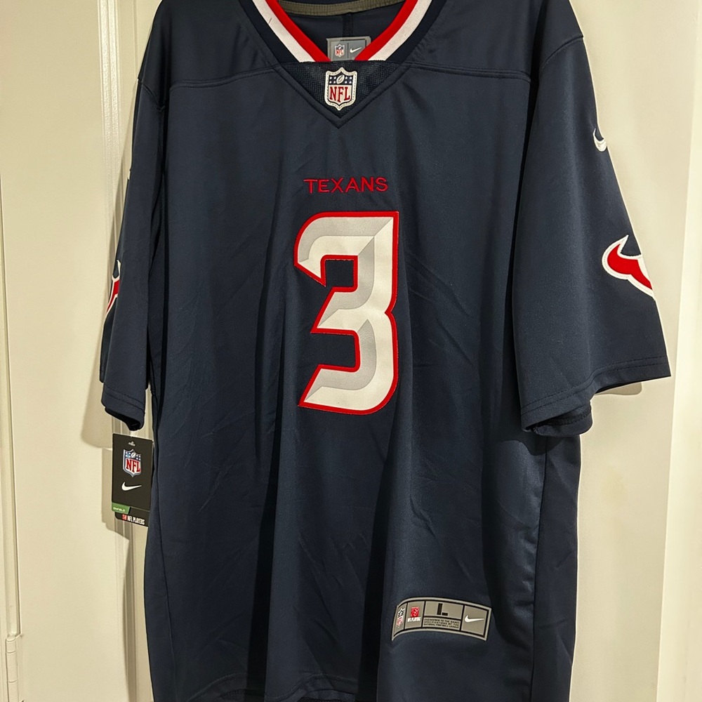 NFL Men's Navy and Red Texans Jersey